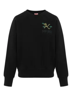 KENZO ΦΟΥΤΕΡ ΜΠΛΟΥΖΑ ΜΕ ΛΟΓΟΤΥΠΟ Μαύρο