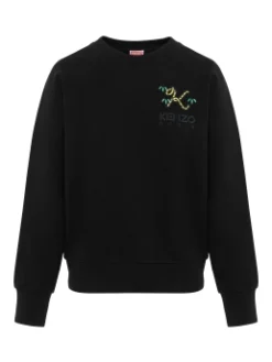 KENZO ΦΟΥΤΕΡ ΜΠΛΟΥΖΑ ΜΕ ΛΟΓΟΤΥΠΟ Μαύρο -Γυναικεια Ρουχα Κατάστημα 10 399