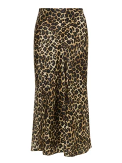 THE KOOPLES ANIMAL PRINT MIDI ΦΟΥΣΤΑ Animal Print