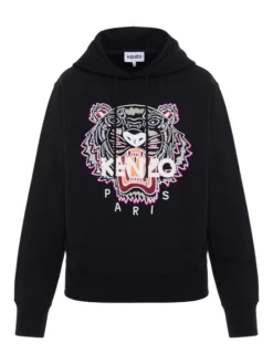 KENZO ΦΟΥΤΕΡ ΜΠΛΟΥΖΑ ΜΕ ΚΟΥΚΟΥΛΑ Μαύρο