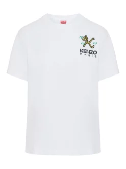 KENZO ΓΥΝΑΙΚΕΙΟ T-SHIRT ΜΕ ΛΟΓΟΤΥΠΟ Λευκό