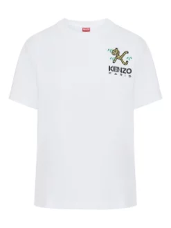 KENZO ΓΥΝΑΙΚΕΙΟ T-SHIRT ΜΕ ΛΟΓΟΤΥΠΟ Λευκό -Γυναικεια Ρουχα Κατάστημα 10 405