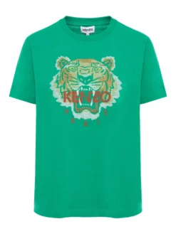 KENZO ΓΥΝΑΙΚΕΙΟ T-SHIRT ΜΕ ΣΧΕΔΙΟ Πράσινο