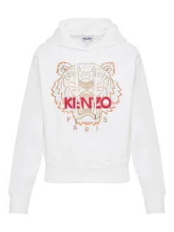 KENZO ΦΟΥΤΕΡ ΜΠΛΟΥΖΑ ΜΕ ΣΧΕΔΙΟ ΚΑΙ ΚΟΥΚΟΥΛΑ Λευκό -Γυναικεια Ρουχα Κατάστημα 10 409