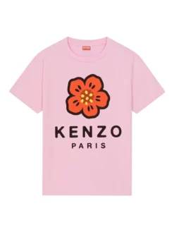 KENZO T-SHIRT ΜΕ ΣΤΑΜΠΑ Ροζ