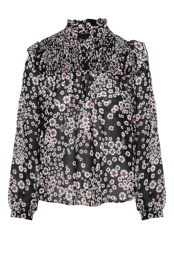 THE KOOPLES FLORAL ΜΠΛΟΥΖΑ ΜΕ ΒΟΛΑΝ Floral