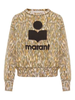 ISABEL MARANT ΕΜΠΡΙΜΕ ΦΟΥΤΕΡ ΜΠΛΟΥΖΑ MOBYLI Κίτρινο