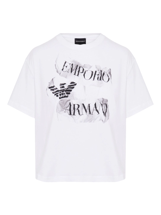 ARMANI ΓΥΝΑΙΚΕΙΟ T-SHIRT ΜΕ ΛΟΓΟΤΥΠΟ Λευκό 1 ARMANI ΓΥΝΑΙΚΕΙΟ T-SHIRT ΜΕ ΛΟΓΟΤΥΠΟ Λευκό
