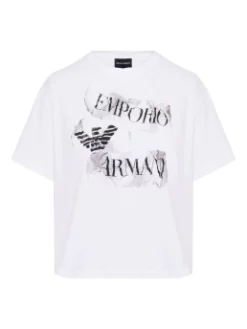 ARMANI ΓΥΝΑΙΚΕΙΟ T-SHIRT ΜΕ ΛΟΓΟΤΥΠΟ Λευκό 9 ARMANI ΓΥΝΑΙΚΕΙΟ T-SHIRT ΜΕ ΛΟΓΟΤΥΠΟ Λευκό -Γυναικεια Ρουχα Κατάστημα 10 443