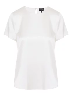 ARMANI ΣΑΤΕΝ ΜΠΛΟΥΖΑ Λευκό