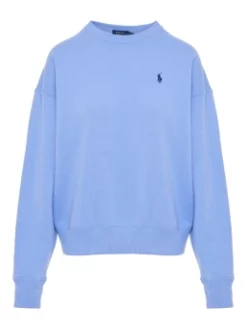 POLO RALPH LAUREN ΦΟΥΤΕΡ ΜΠΛΟΥΖΑ ΜΕ ΣΧΕΔΙΟ Γαλάζιο -Γυναικεια Ρουχα Κατάστημα 10 451