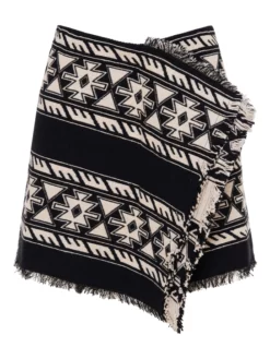 ISABEL MARANT ΚΡΟΥΑΖΕ ΜΙΝΙ ΦΟΥΣΤΑ JILOA Μαύρο