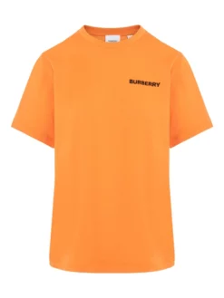 BURBERRY ΓΥΝΑΙΚΕΙΟ T-SHIRT ΜΕ ΛΟΓΟΤΥΠΟ Πορτοκαλί