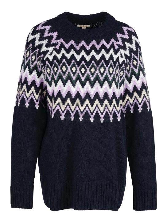 BARBOUR ΓΥΝΑΙΚΕΙΟ ΠΟΥΛΟΒΕΡ Μπλε Σκούρο 1 BARBOUR ΓΥΝΑΙΚΕΙΟ ΠΟΥΛΟΒΕΡ Μπλε Σκούρο