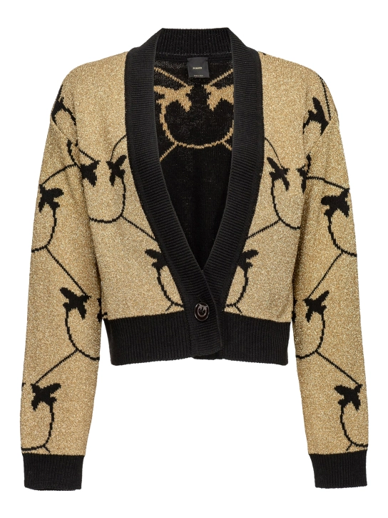 PINKO CROPPED ΖΑΚΕΤΑ ΜΕ ΜΟΤΙΒΟ Χρυσό 1 PINKO CROPPED ΖΑΚΕΤΑ ΜΕ ΜΟΤΙΒΟ Χρυσό