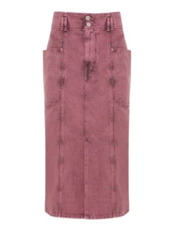 ISABEL MARANT DENIM ΦΟΥΣΤΑ TORIA Μπορντό -Γυναικεια Ρουχα Κατάστημα 10 49