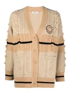 SANDRO ZAKETA ME SMILEY PATCH Μπεζ