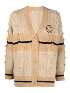 SANDRO ZAKETA ME SMILEY PATCH Μπεζ -Γυναικεια Ρουχα Κατάστημα 10 506