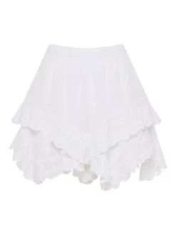 ISABEL MARANT ΑΣΣΥΜΕΤΡΗ ΜΙΝΙ ΦΟΥΣΤΑ LOCADI Λευκό 9 ISABEL MARANT ΑΣΣΥΜΕΤΡΗ ΜΙΝΙ ΦΟΥΣΤΑ LOCADI Λευκό -Γυναικεια Ρουχα Κατάστημα 10 51