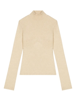 MAJE ΓΥΝΑΙΚΕΙΟ ΠΟΥΛΟΒΕΡ Μπεζ 4 MAJE ΓΥΝΑΙΚΕΙΟ ΠΟΥΛΟΒΕΡ Μπεζ - Image 4