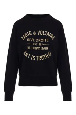 ZADIG & VOLTAIRE ΦΟΥΤΕΡ ΜΠΛΟΥΖΑ Μαύρο