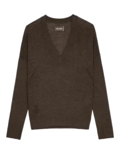 ZADIG & VOLTAIRE ΚΑΣΜΙΕΡΕΝΙΟ ΠΟΥΛΟΒΕΡ Καφέ