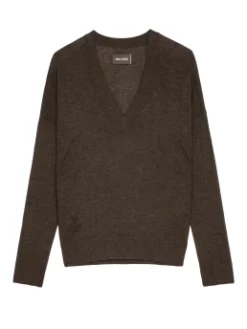 ZADIG & VOLTAIRE ΚΑΣΜΙΕΡΕΝΙΟ ΠΟΥΛΟΒΕΡ Καφέ -Γυναικεια Ρουχα Κατάστημα 10 535