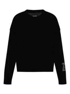 ZADIG & VOLTAIRE ΓΥΝΑΙΚΕΙΟ ΠΟΥΛΟΒΕΡ Μαύρο