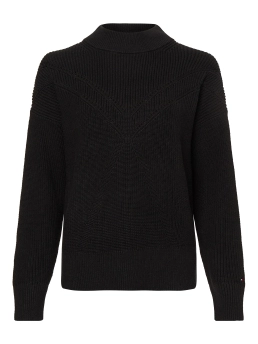 TOMMY HILFIGER ΓΥΝΑΙΚΕΙΟ ΠΟΥΛΟΒΕΡ Μαύρο 5 TOMMY HILFIGER ΓΥΝΑΙΚΕΙΟ ΠΟΥΛΟΒΕΡ Μαύρο - Image 5