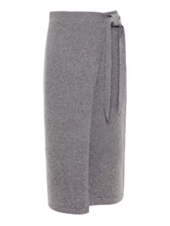 POLO RALPH LAUREN ΚΡΟΥΑΖΕ MIDI ΦΟΥΣΤΑ Γκρι