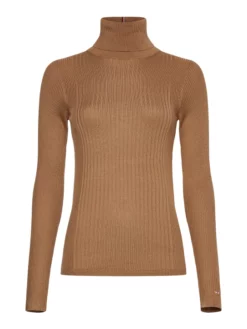 TOMMY HILFIGER ΓΥΝΑΙΚΕΙΟ ΖΙΒΑΓΚΟ ΠΟΥΛΟΒΕΡ Μπεζ