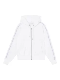 CALVIN KLEIN ΓΥΝΑΙΚΕΙΑ ΖΑΚΕΤΑ ΜΕ ΚΟΥΚΟΥΛΑ Λευκό