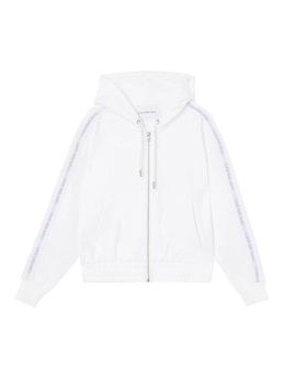 CALVIN KLEIN ΓΥΝΑΙΚΕΙΑ ΖΑΚΕΤΑ ΜΕ ΚΟΥΚΟΥΛΑ Λευκό 4 CALVIN KLEIN ΓΥΝΑΙΚΕΙΑ ΖΑΚΕΤΑ ΜΕ ΚΟΥΚΟΥΛΑ Λευκό - Image 4