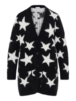 RED VALENTINO ΕΜΠΡΙΜΕ OVERSIZED ΖΑΚΕΤΑ Μαύρο