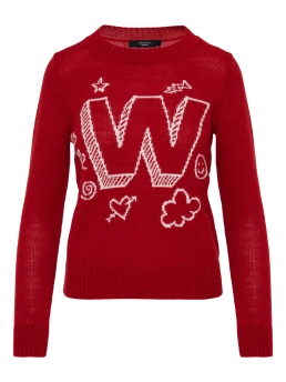 MAX MARA WEEKEND ΠΟΥΛΟΒΕΡ ΜΕ ΣΧΕΔΙΟ Κόκκινο 4 MAX MARA WEEKEND ΠΟΥΛΟΒΕΡ ΜΕ ΣΧΕΔΙΟ Κόκκινο - Image 4