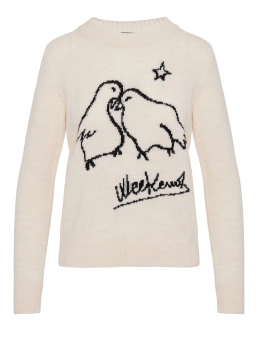 MAX MARA WEEKEND ΠΟΥΛΟΒΕΡ ΜΕ ΣΧΕΔΙΟ Εκρού 4 MAX MARA WEEKEND ΠΟΥΛΟΒΕΡ ΜΕ ΣΧΕΔΙΟ Εκρού - Image 4