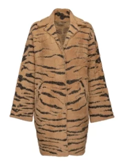 PINKO FAUX FUR ΤΙΓΡΕ ΠΑΛΤΟ Μπεζ 6 PINKO FAUX FUR ΤΙΓΡΕ ΠΑΛΤΟ Μπεζ -Γυναικεια Ρουχα Κατάστημα 10 603