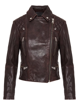 ALL SAINTS ΔΕΡΜΑΤΙΝΟ BIKER JACKET Καφέ 5 ALL SAINTS ΔΕΡΜΑΤΙΝΟ BIKER JACKET Καφέ - Image 5