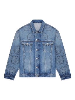 MAJE ΤΖΙΝ ΜΠΟΥΦΑΝ Μπλε 5 MAJE ΤΖΙΝ ΜΠΟΥΦΑΝ Μπλε - Image 5