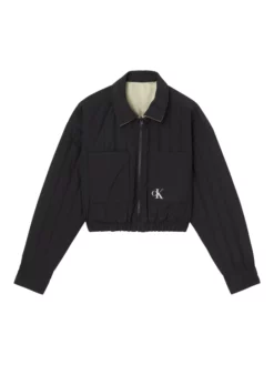 CALVIN KLEIN CROPPED ΜΠΟΥΦΑΝ Μαύρο