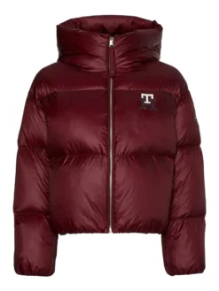 TOMMY HILFIGER ΓΥΝΑΙΚΕΙΟ ΚΑΠΙΤΟΝΕ ΜΠΟΥΦΑΝ Μπορντό