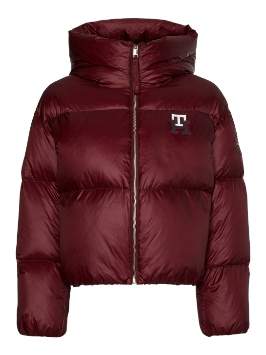 TOMMY HILFIGER ΓΥΝΑΙΚΕΙΟ ΚΑΠΙΤΟΝΕ ΜΠΟΥΦΑΝ Μπορντό 1 TOMMY HILFIGER ΓΥΝΑΙΚΕΙΟ ΚΑΠΙΤΟΝΕ ΜΠΟΥΦΑΝ Μπορντό