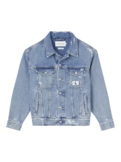 CALVIN KLEIN DENIM JACKET Μπλε 9 CALVIN KLEIN DENIM JACKET Μπλε -Γυναικεια Ρουχα Κατάστημα 10 631