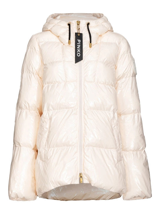 PINKO ΚΑΠΙΤΟΝΕ ΜΠΟΥΦΑΝ Εκρού 1 PINKO ΚΑΠΙΤΟΝΕ ΜΠΟΥΦΑΝ Εκρού