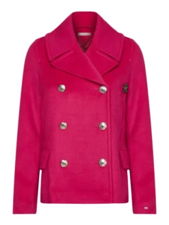 TOMMY HILFIGER ΓΥΝΑΙΚΕΙΟ ΠΑΛΤΟ Φούξια