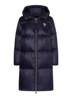 TOMMY HILFIGER ΜΑΚΡΥ ΚΑΠΙΤΟΝΕ ΜΠΟΥΦΑΝ Μπλε