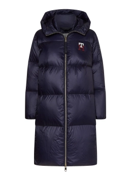 TOMMY HILFIGER ΜΑΚΡΥ ΚΑΠΙΤΟΝΕ ΜΠΟΥΦΑΝ Μπλε 4 TOMMY HILFIGER ΜΑΚΡΥ ΚΑΠΙΤΟΝΕ ΜΠΟΥΦΑΝ Μπλε - Image 4