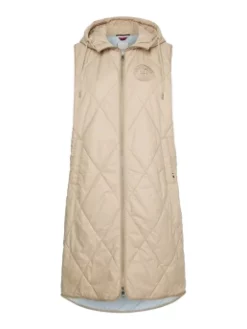 TOMMY HILFIGER ΜΑΚΡΥ ΑΜΑΝΙΚΟ ΚΑΠΙΤΟΝΕ ΜΠΟΥΦΑΝ Μπεζ -Γυναικεια Ρουχα Κατάστημα 10 671