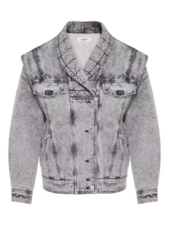 ISABEL MARANT DENIM JACKET VERONICA Γκρι -Γυναικεια Ρουχα Κατάστημα 10 682