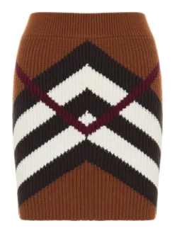 BURBERRY ΠΛΕΚΤΗ ΜΙΝΙ ΦΟΥΣΤΑ Καφέ 9 BURBERRY ΠΛΕΚΤΗ ΜΙΝΙ ΦΟΥΣΤΑ Καφέ -Γυναικεια Ρουχα Κατάστημα 10 69